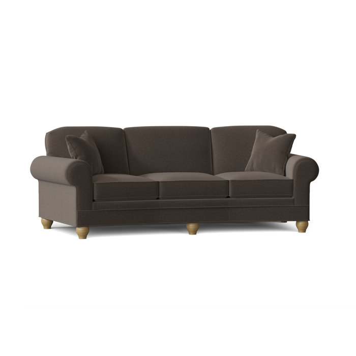 Fairfield Chair Crosby 100 Rolled Arm Curved Sofa with 